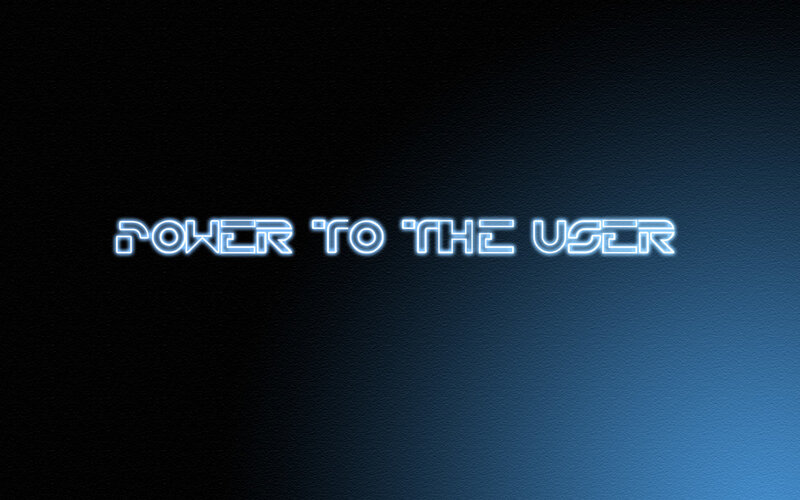 power to the user