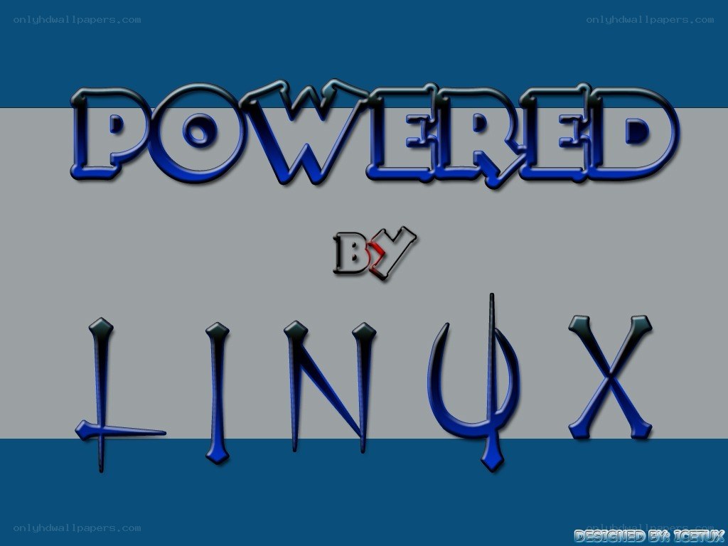 Powered by Linux graphic