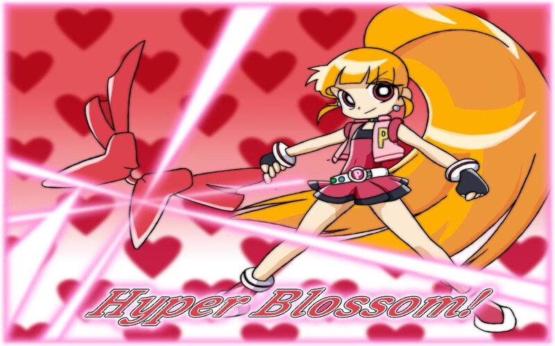 Powerpuff Girl in action