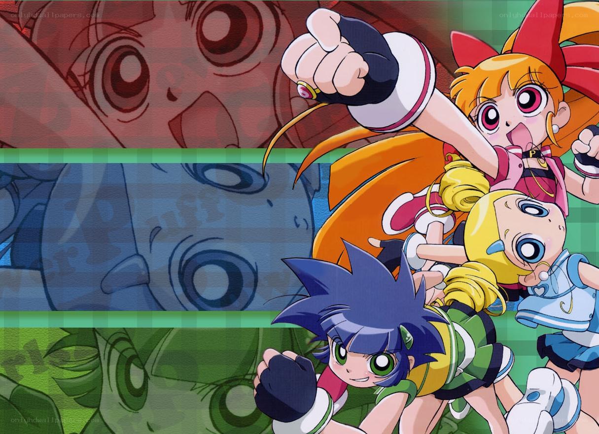 Powerpuff Girls action scene