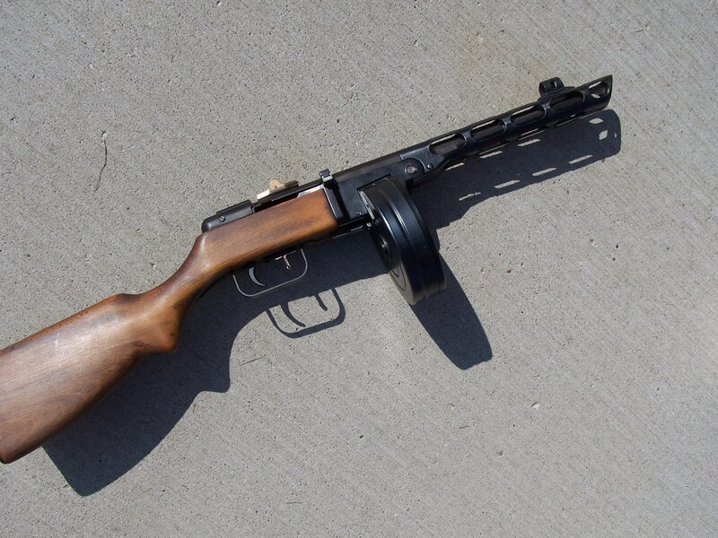 PPSh-41 Submachine Gun — Brown