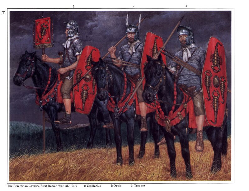 Practorian Cavalry in Dacian War