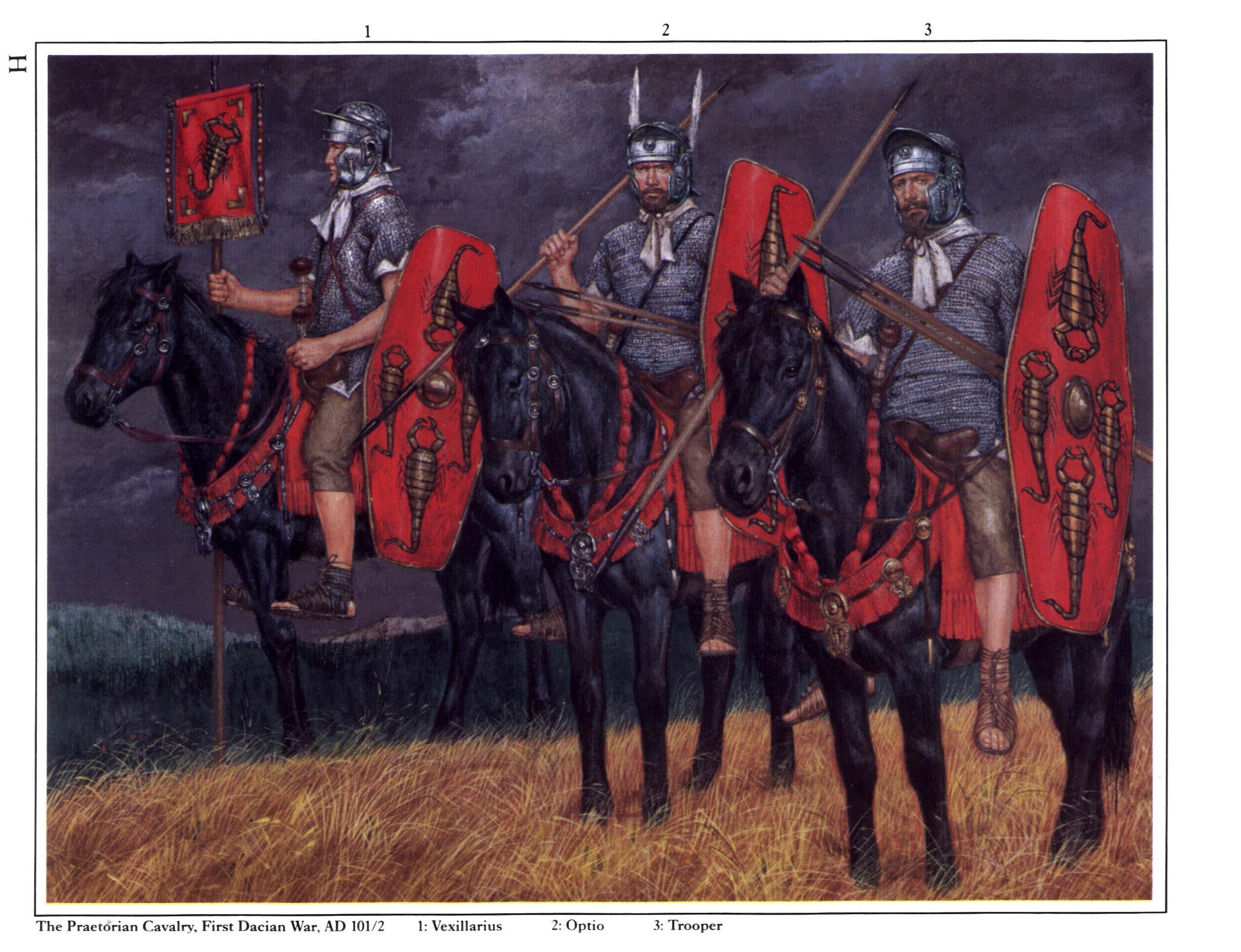Practorian Cavalry in Dacian War