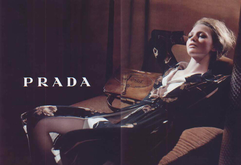 Prada fashion advertisement