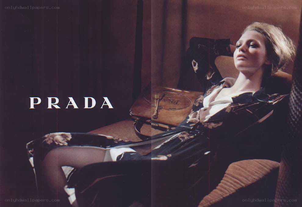 Prada fashion advertisement