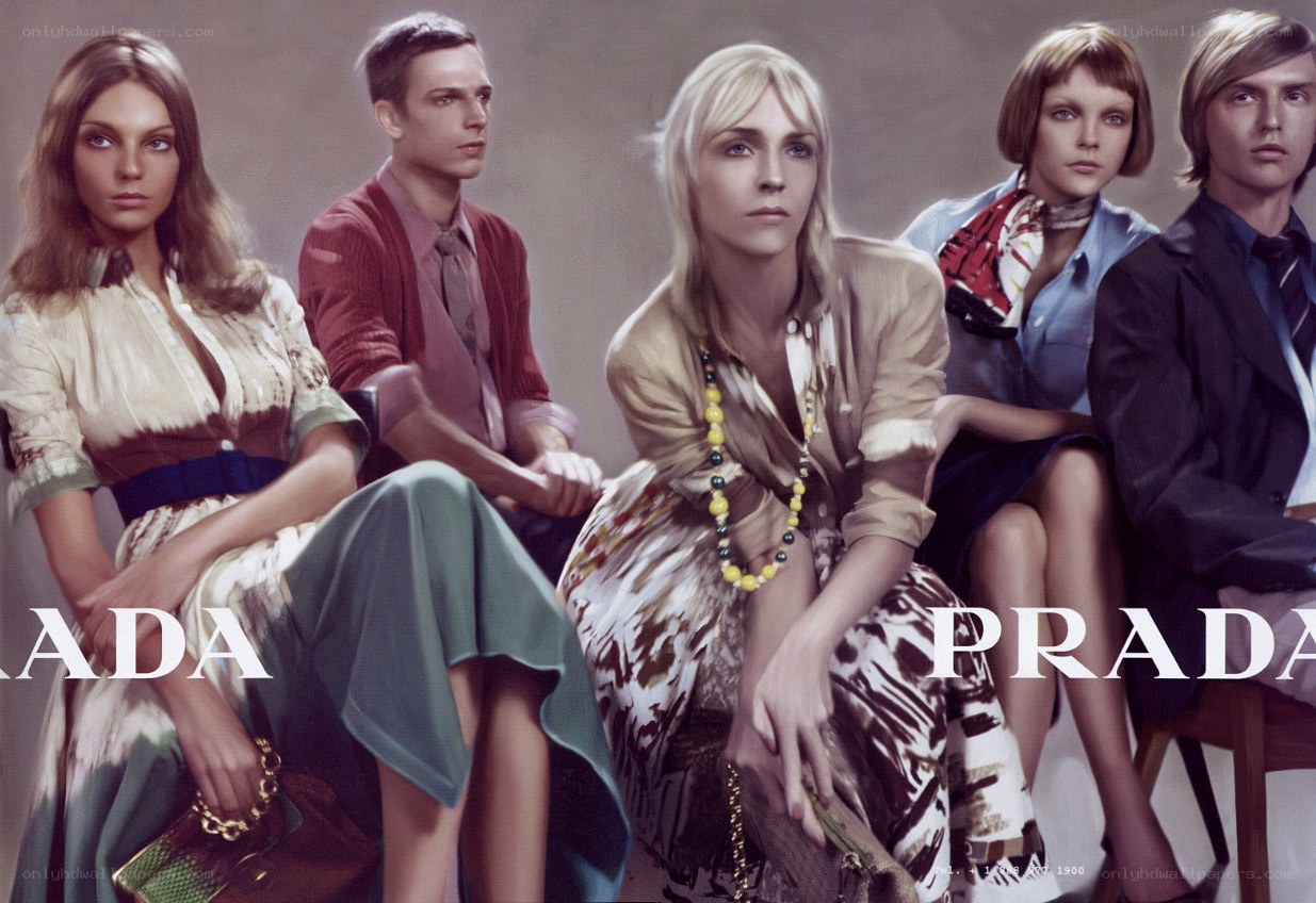 Prada fashion advertisement