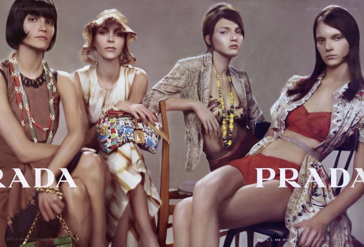Prada fashion advertisement