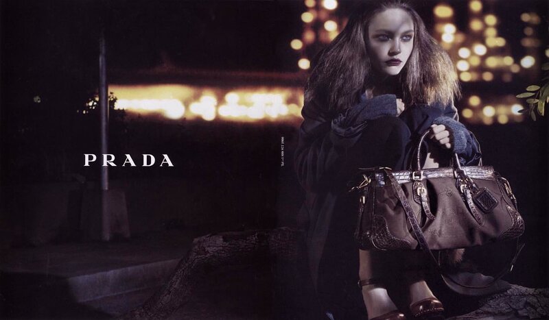 Prada fashion advertisement