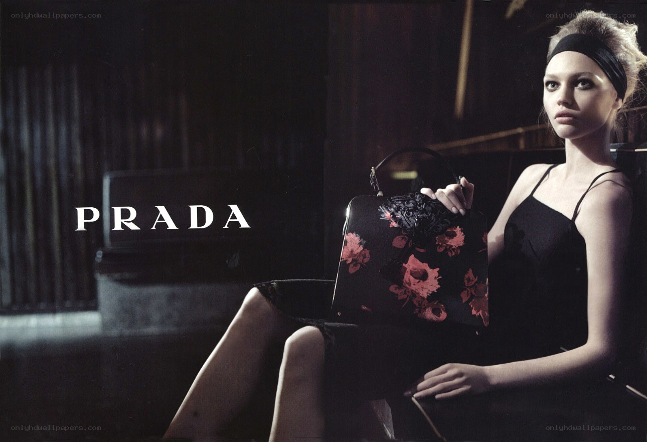 Prada fashion advertisement
