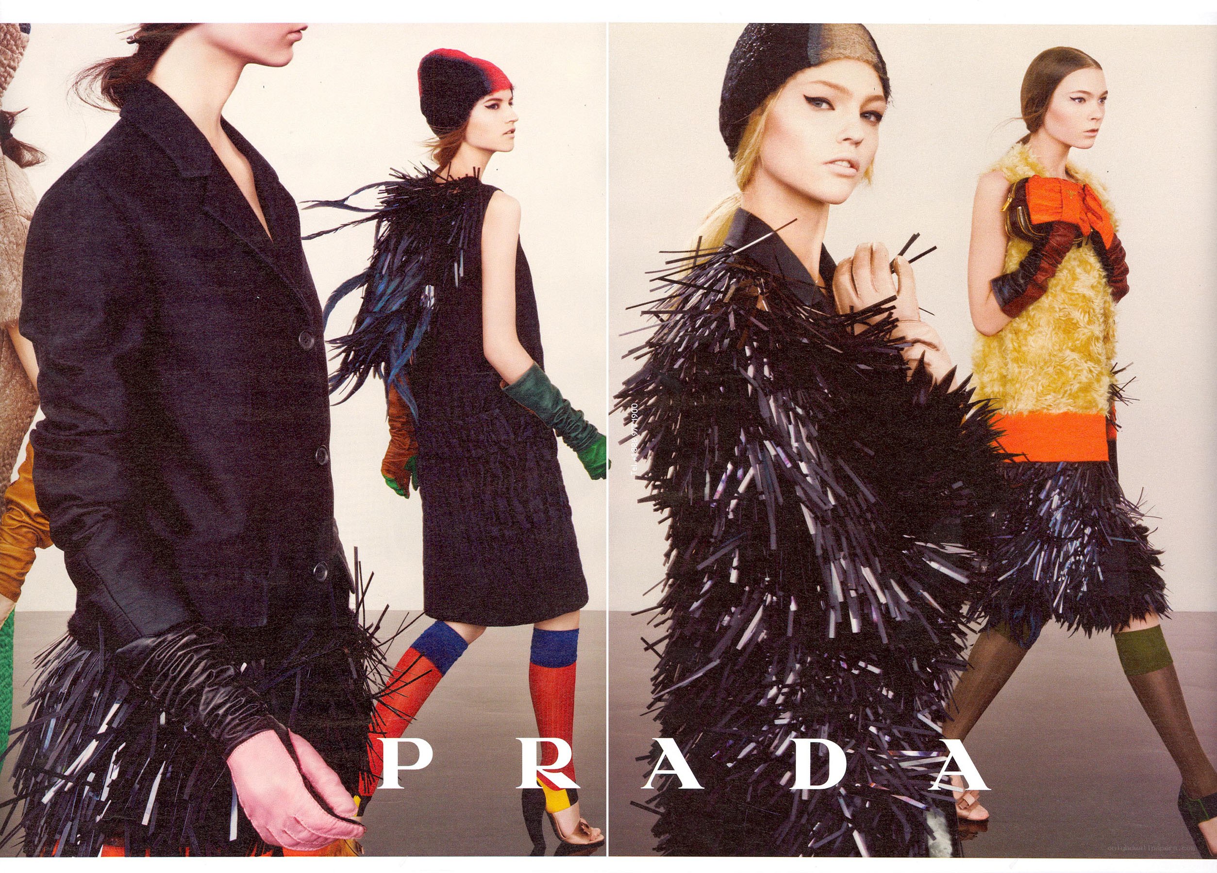 Prada fashion editorial