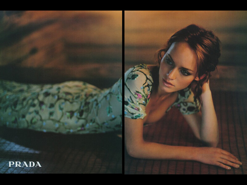 Prada fashion model portrait