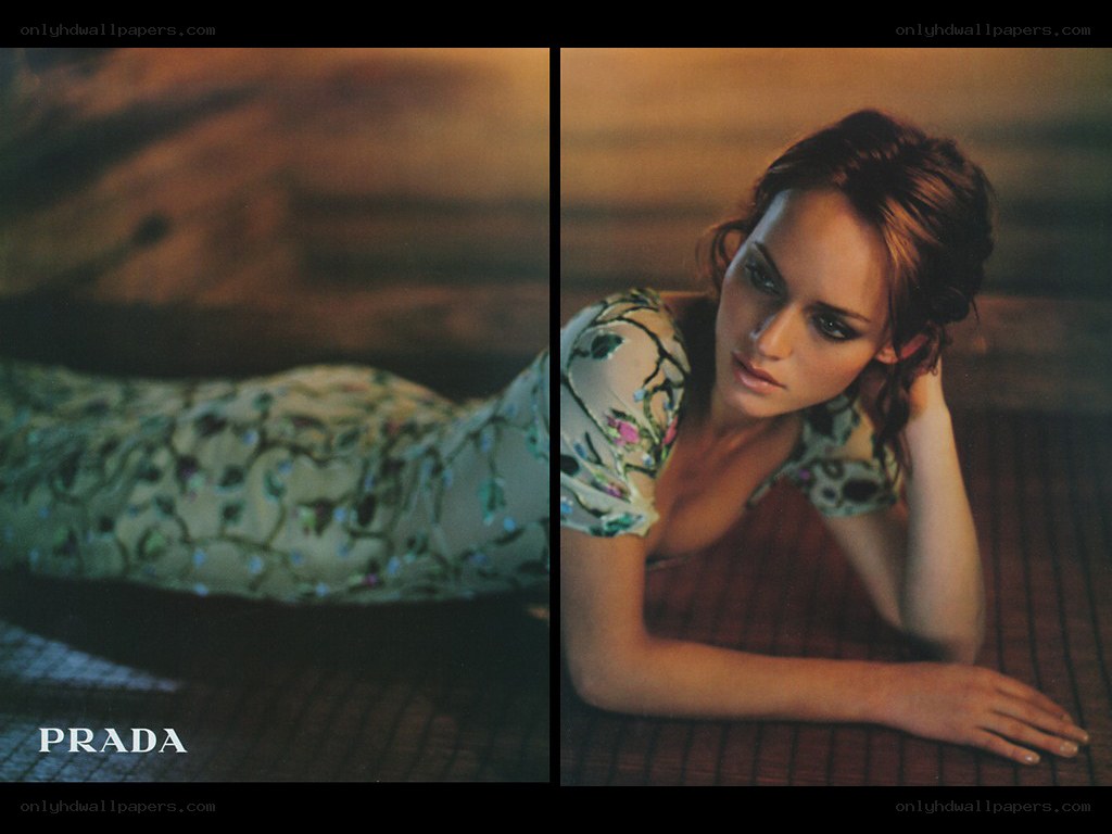 Prada fashion model portrait