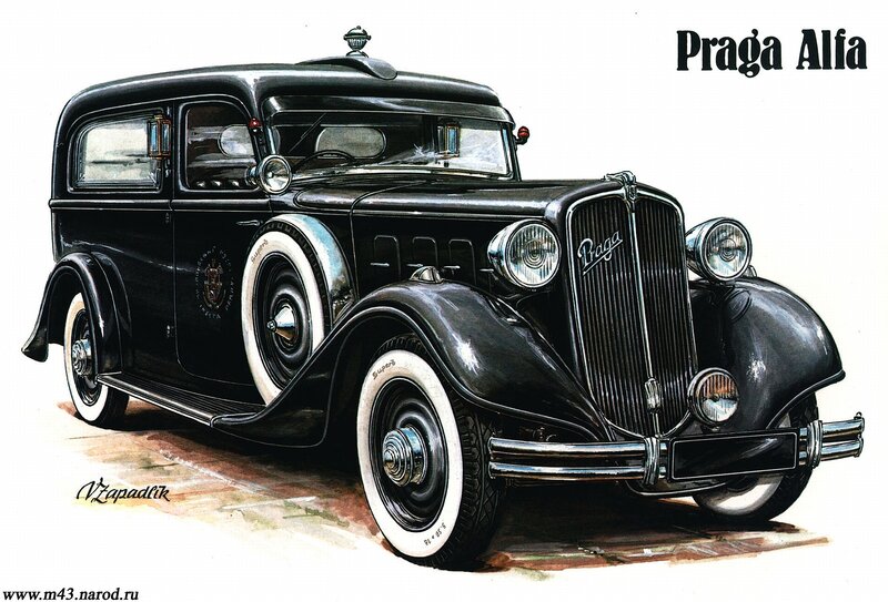 Praga Alfa vintage car