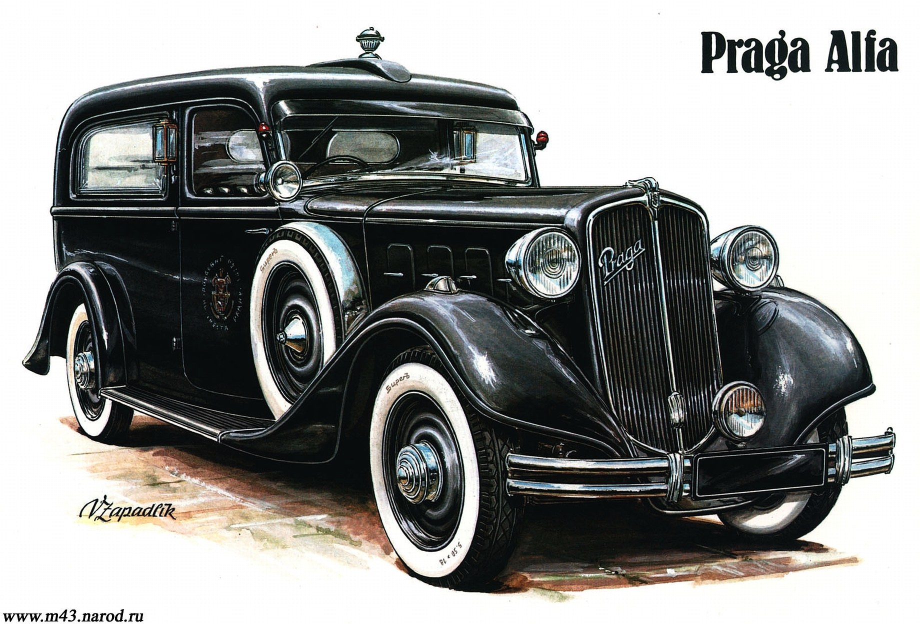 Praga Alfa vintage car