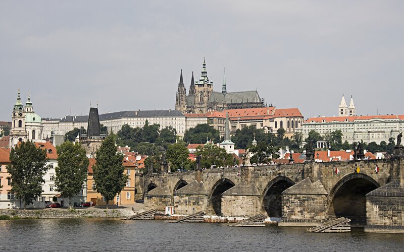 Prague Castle and Charles Bridge