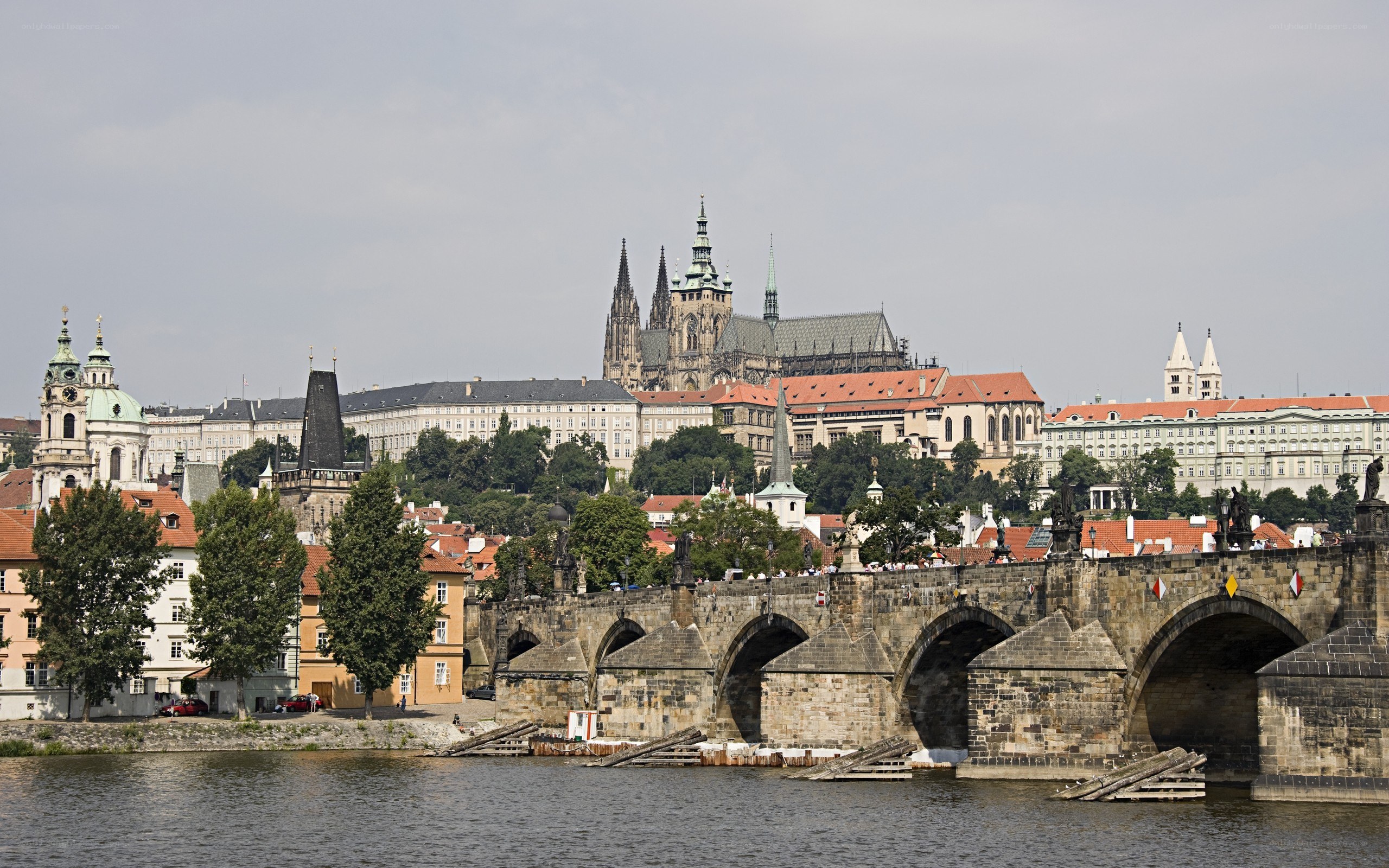 Prague Castle and Charles Bridge