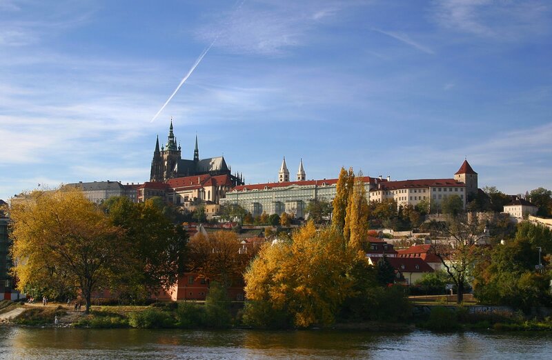 Prague Castle Complex — Blue, Serene