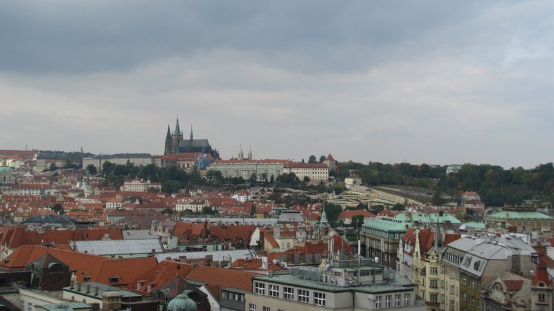 Prague Castle Complex — Gray, Overcast