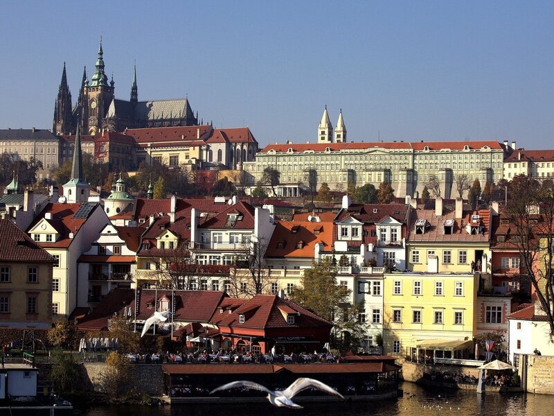 Prague Castle Complex — Red, Serene