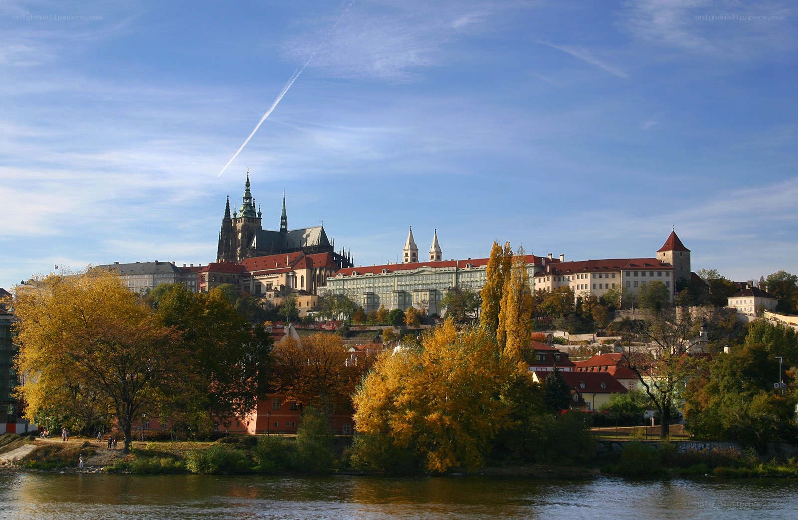 Prague Castle in autumn