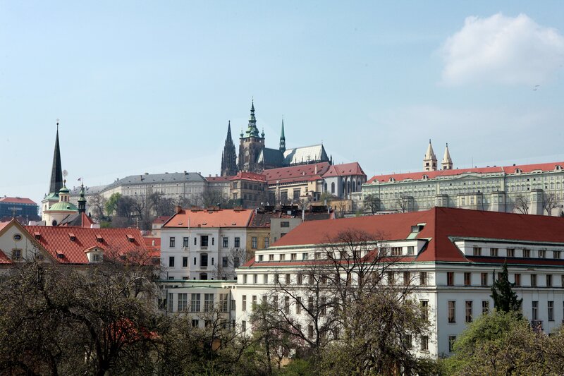 Prague Castle skyline
