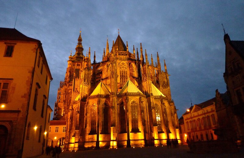 Prague Cathedral at Dusk