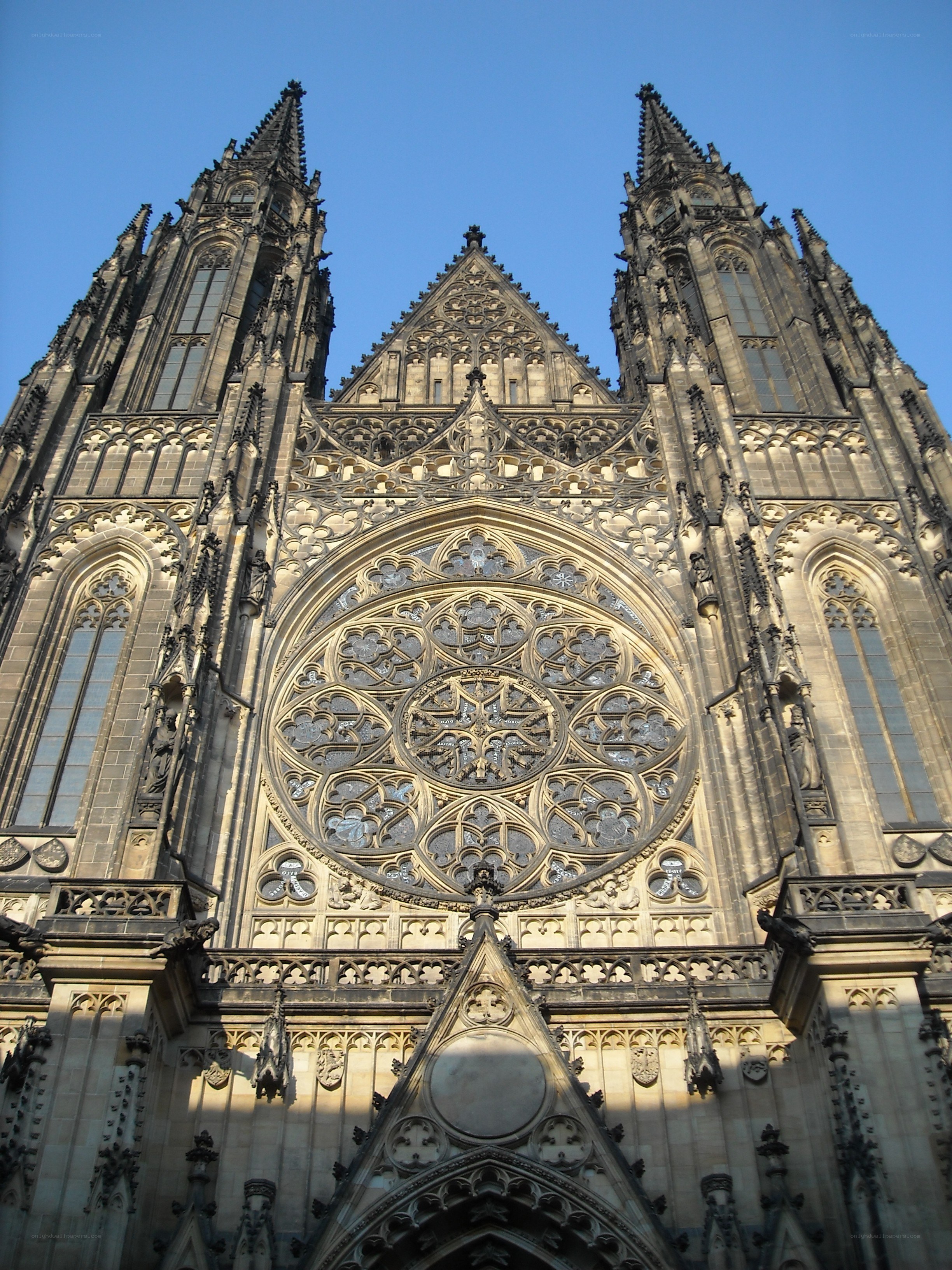 Prague Cathedral facade