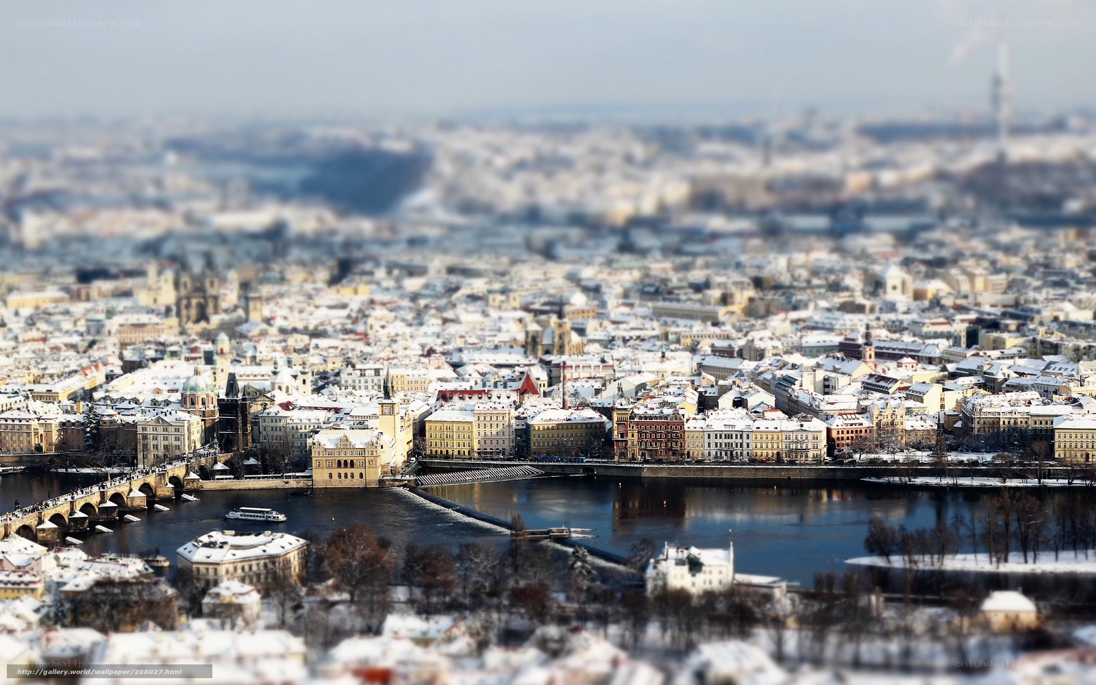 Prague in winter