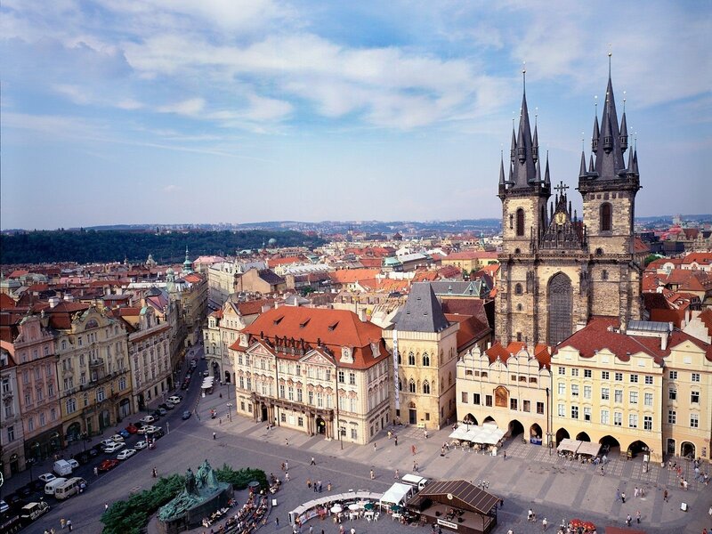 Prague Old Town Square — Blue, Serene