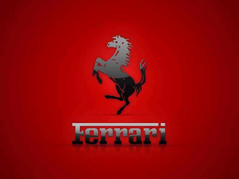 Prancing Horse Logo — Red
