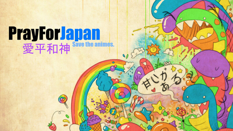 Pray for Japan campaign art