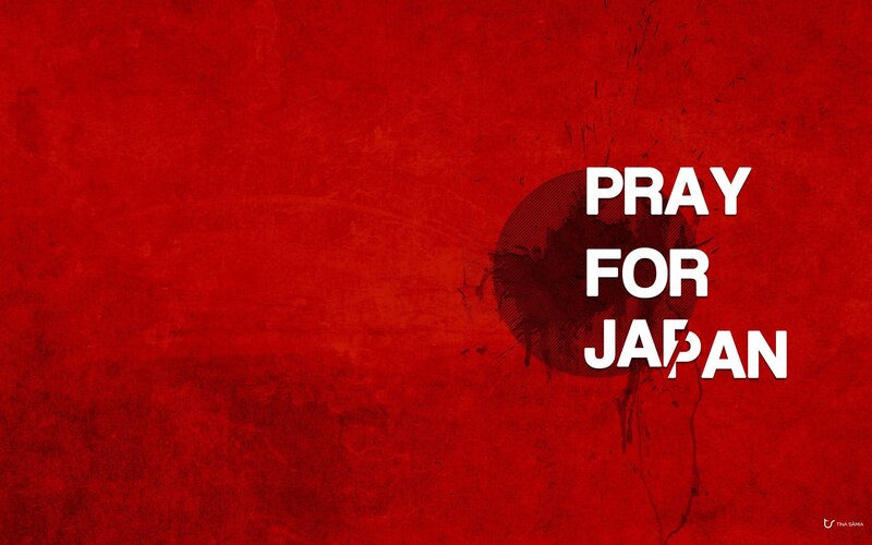 Pray for Japan message