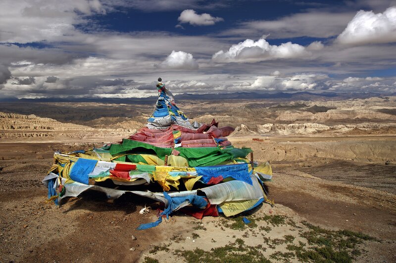 Prayer Flags on Hilltop