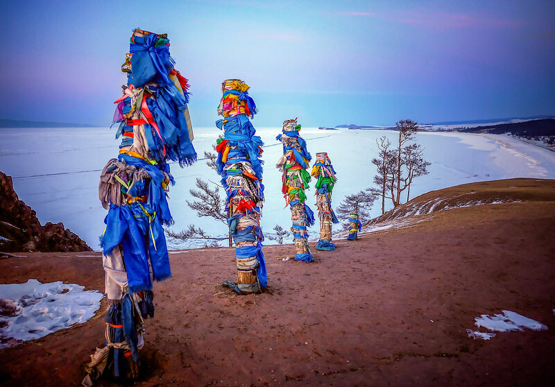 Prayer Flags on Pole