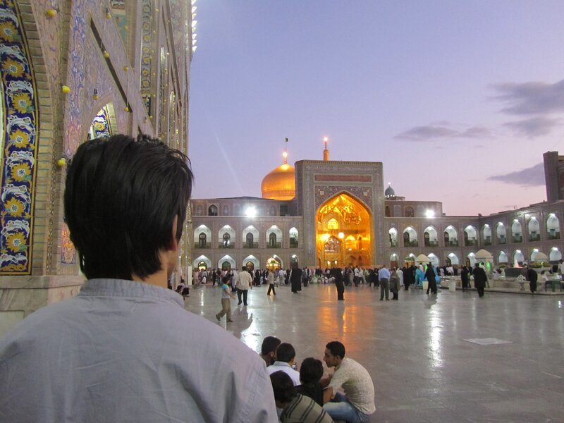 Prayer hall at dusk