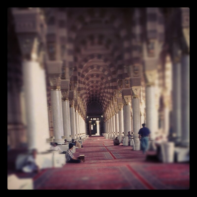 Prayer hall of a mosque