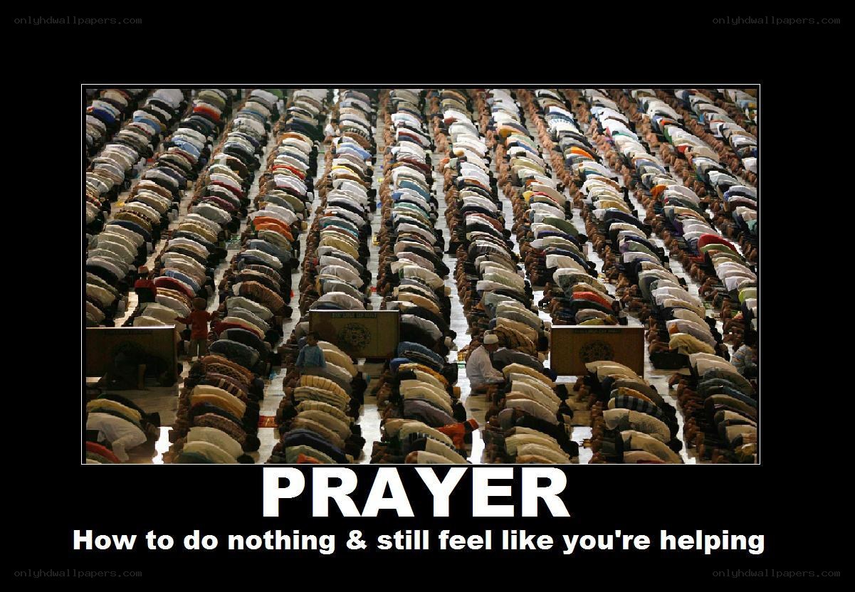 Prayer in a mosque
