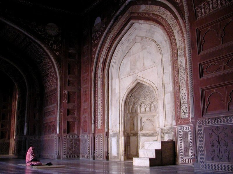 Prayer in a mosque