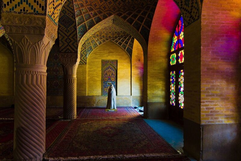 Prayer in a mosque