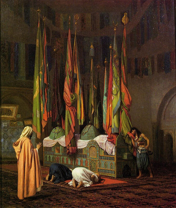 Prayer in a mosque