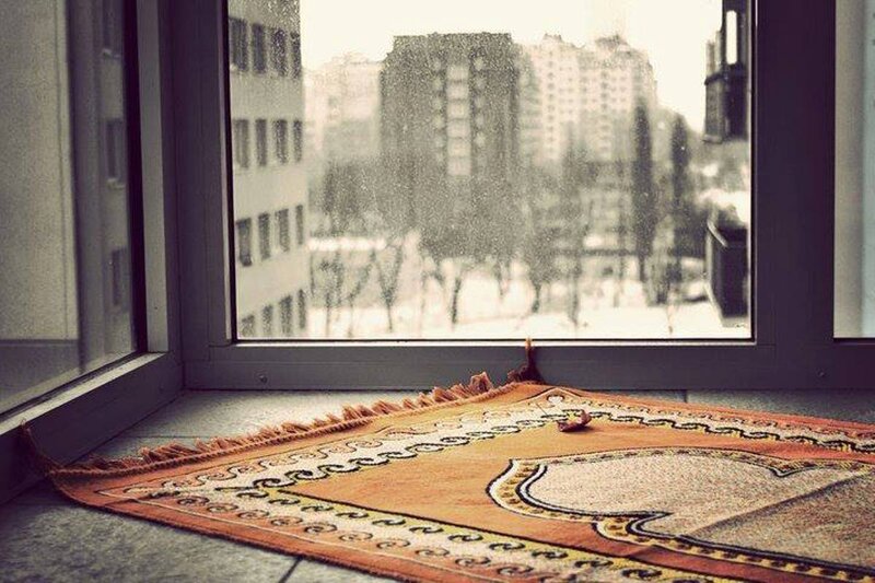 Prayer Rug on Floor