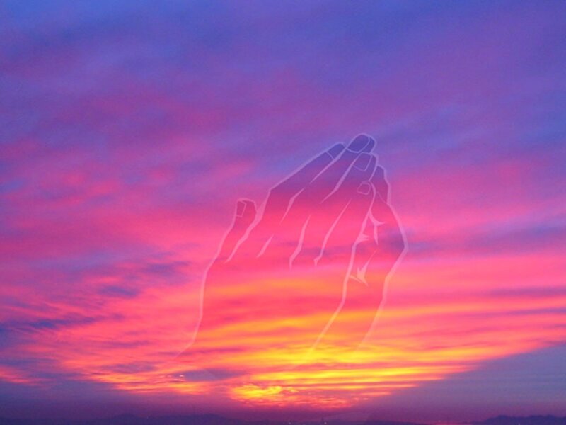 Praying Hands Silhouette