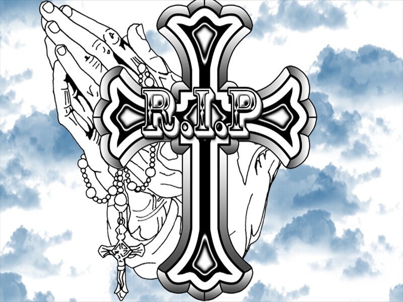 Praying Hands with Cross