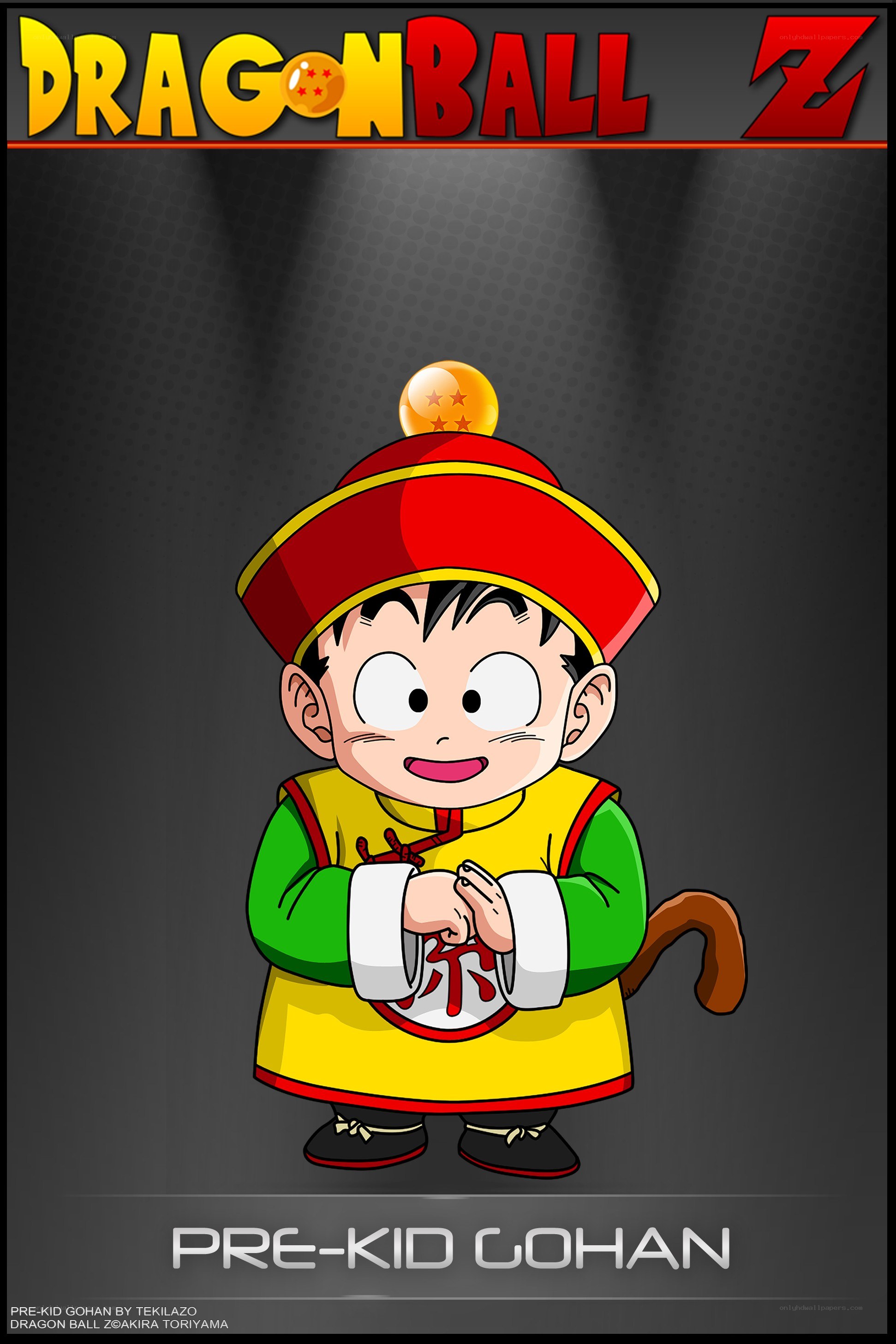 Pre-Kid Gohan Character Art