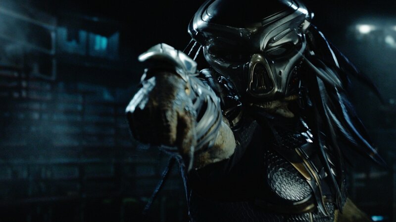 Predator Alien in Dark Room