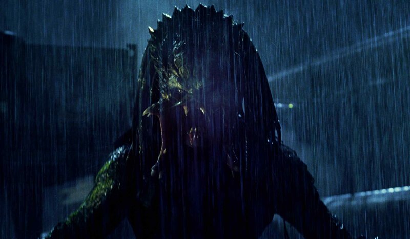 Predator Alien in Rain