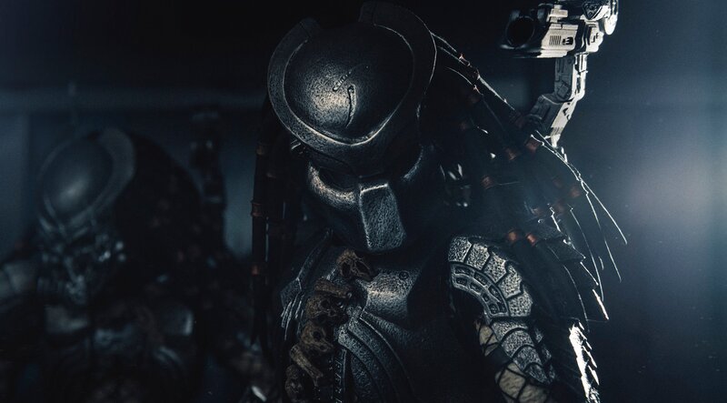 Predator Alien Warrior — Black, Dramatic, Night, Photograph