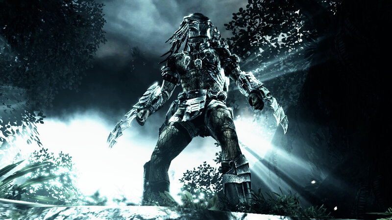 Predator Alien Warrior — Black, Dramatic, Night
