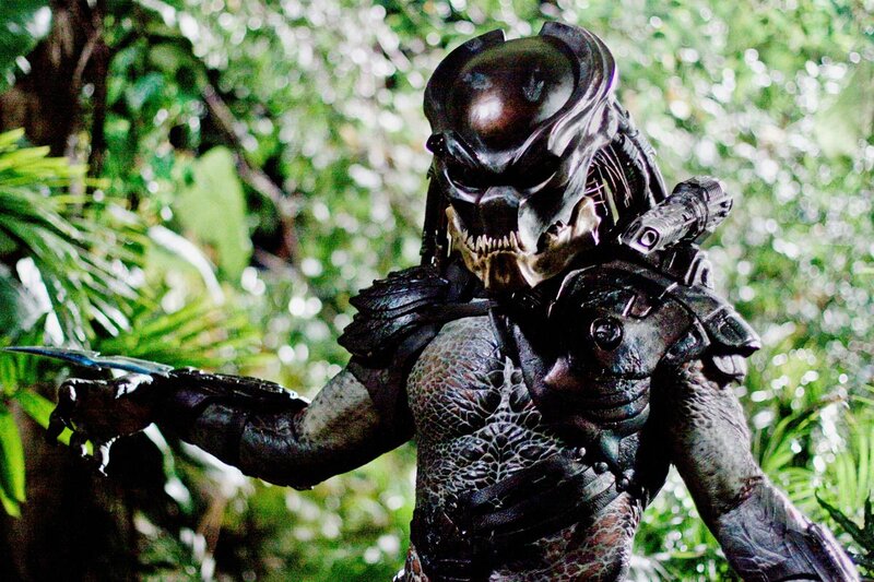Predator Alien Warrior — Green, Dramatic, Photograph