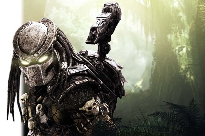 Predator Alien Warrior — Green, Dramatic